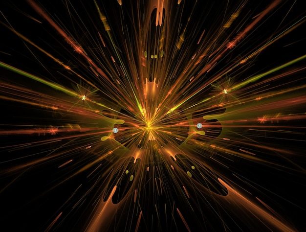 Imagen de fondo abstracta de fractal imaginario