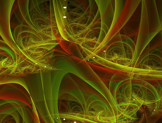 Foto imagen de fondo abstracta de fractal imaginario