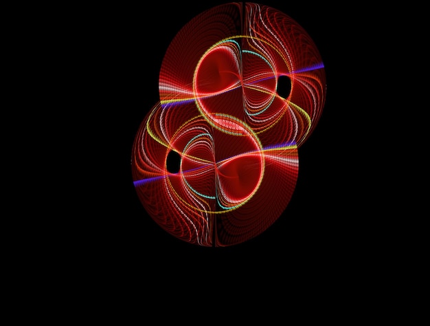 Imagen de fondo abstracta de fractal imaginario