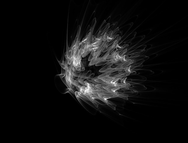 Imagen de fondo abstracta de fractal imaginario