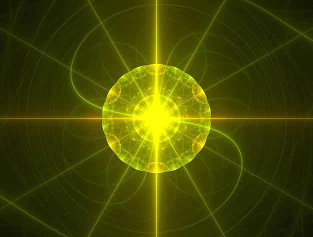 Imagen de fondo abstracta de fractal imaginario