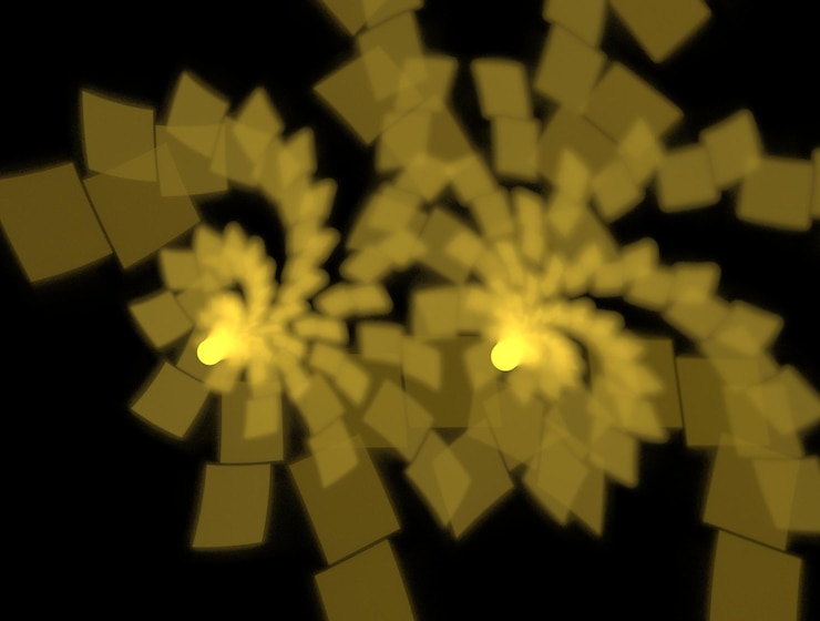 Foto imagen de fondo abstracta de fractal imaginario