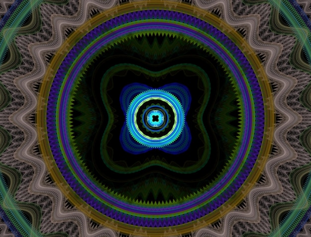 Imagen de fondo abstracta de fractal imaginario
