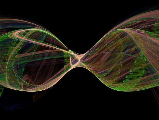 Imagen de fondo abstracta de fractal imaginario