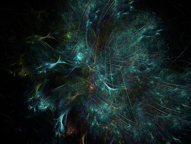 Imagen de fondo abstracta de fractal imaginario