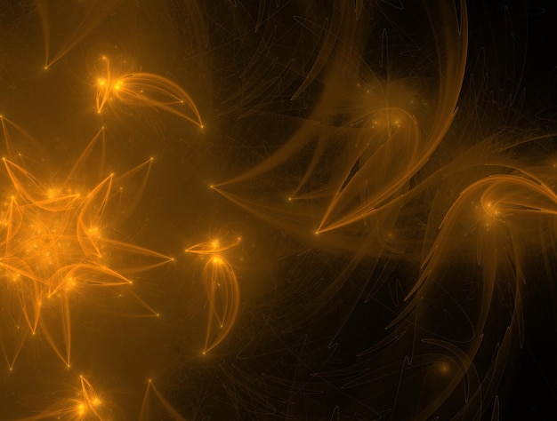 Imagen de fondo abstracta de fractal imaginario