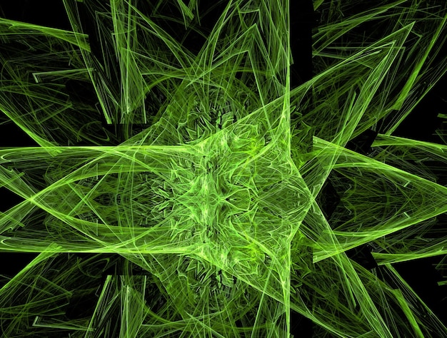 Imagen de fondo abstracta de fractal imaginario