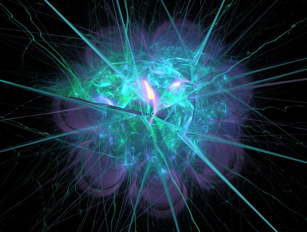 Imagen de fondo abstracta de fractal imaginario