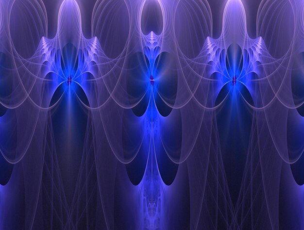 Imagen de fondo abstracto fractal imaginario