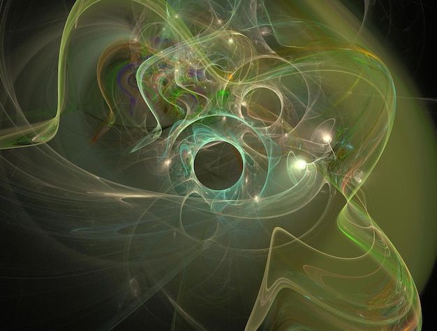 Imagen de fondo abstracto fractal imaginario