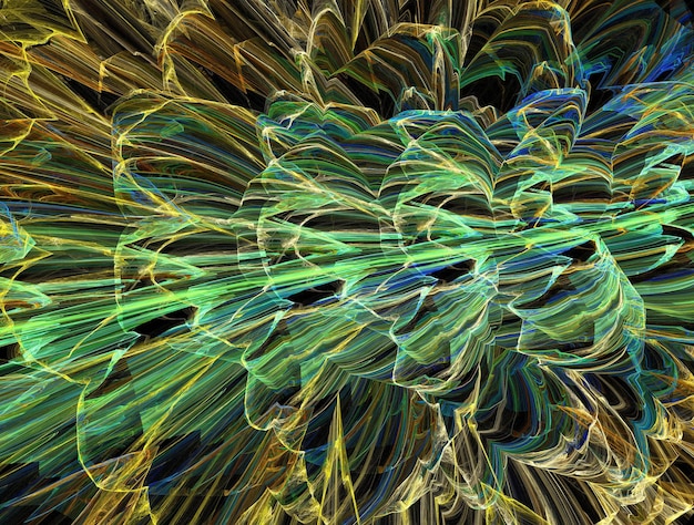 Imagen de fondo abstracto fractal imaginario