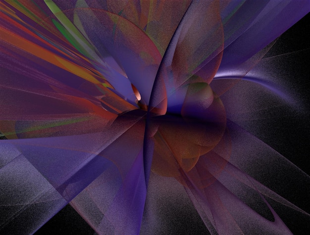 Imagen de fondo abstracto fractal imaginario