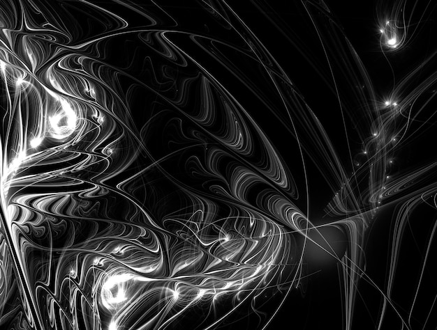 Imagen de fondo abstracto fractal imaginario