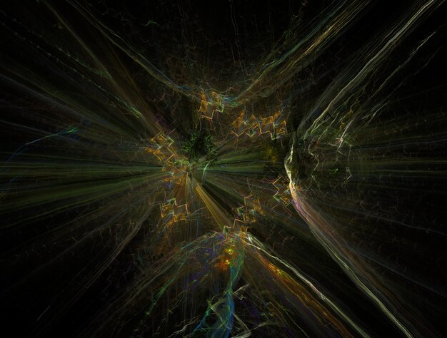 Imagen de fondo abstracto fractal imaginario