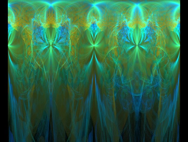 Imagen de fondo abstracto fractal imaginativo