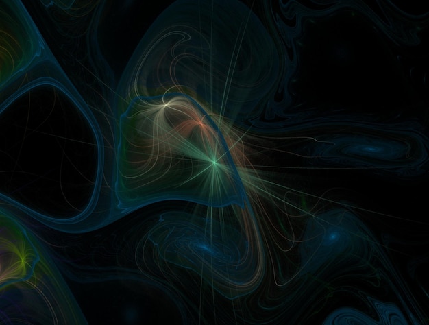 Imagen de fondo abstracto fractal imaginativo