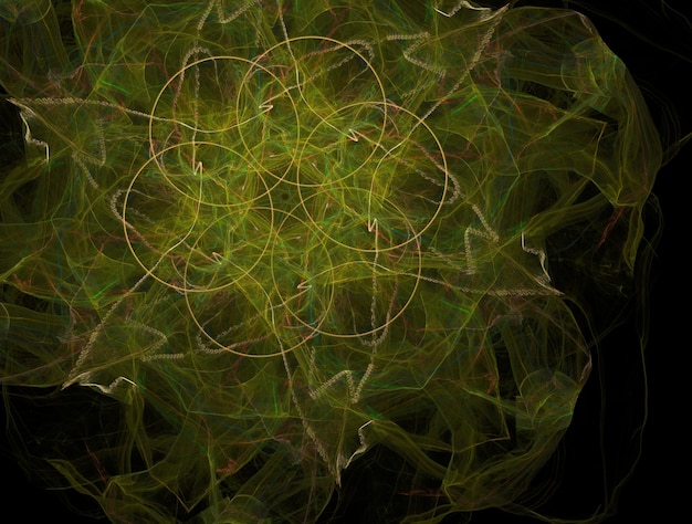 Imagen de fondo abstracto fractal imaginativo