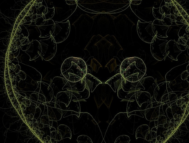 Imagen de fondo abstracto fractal imaginativo