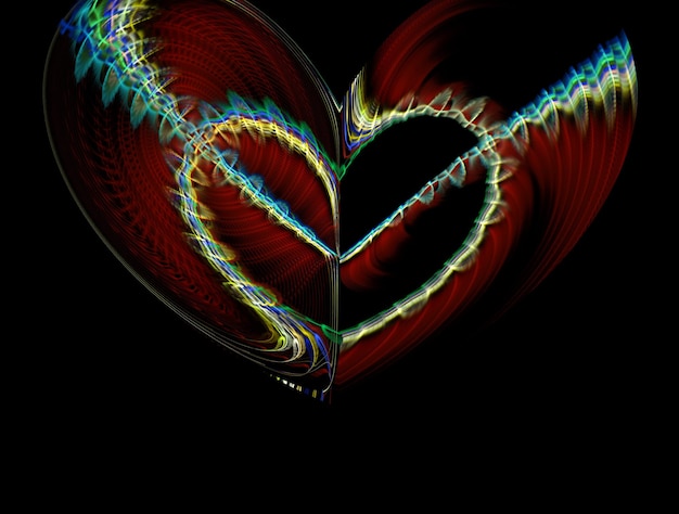 Imagen de fondo abstracto fractal imaginativo