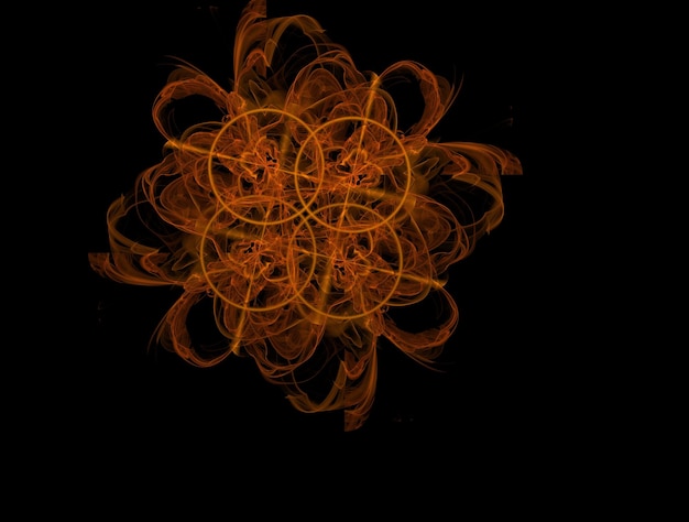 Foto imagen de fondo abstracto fractal imaginativo
