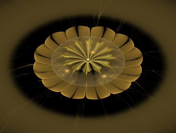 Foto imagen de fondo abstracto fractal imaginativo