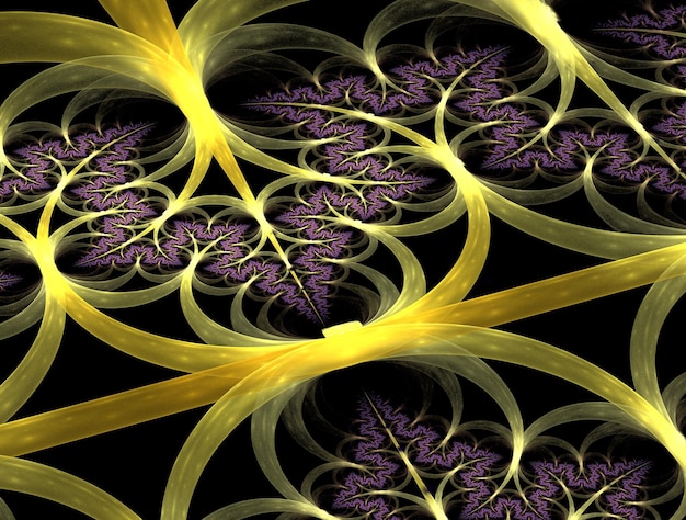 Imagen de fondo abstracto fractal imaginativo