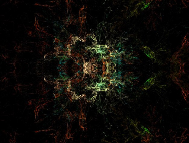 Imagen de fondo abstracto fractal imaginativo