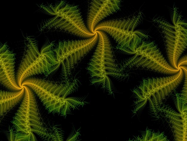 Imagen de fondo abstracto fractal imaginativo