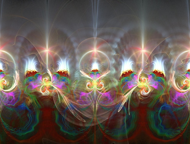 Imagen de fondo abstracto fractal imaginativo