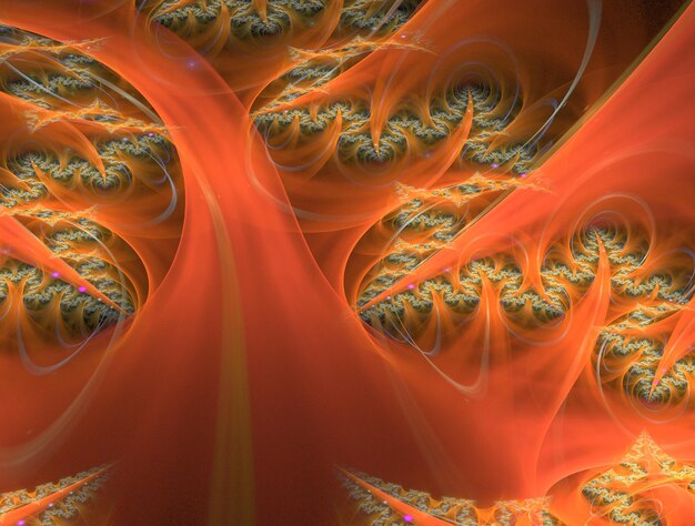 Imagen de fondo abstracto fractal imaginativo