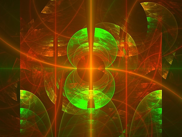 Imagen de fondo abstracto fractal imaginativo