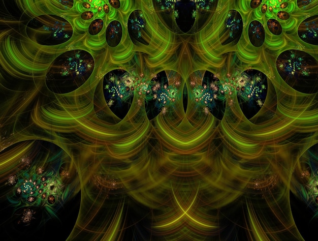 Imagen de fondo abstracto fractal imaginativo