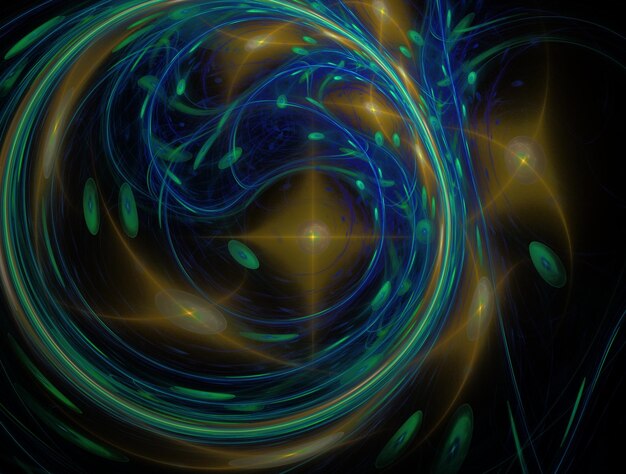 Imagen de fondo abstracto fractal imaginativo