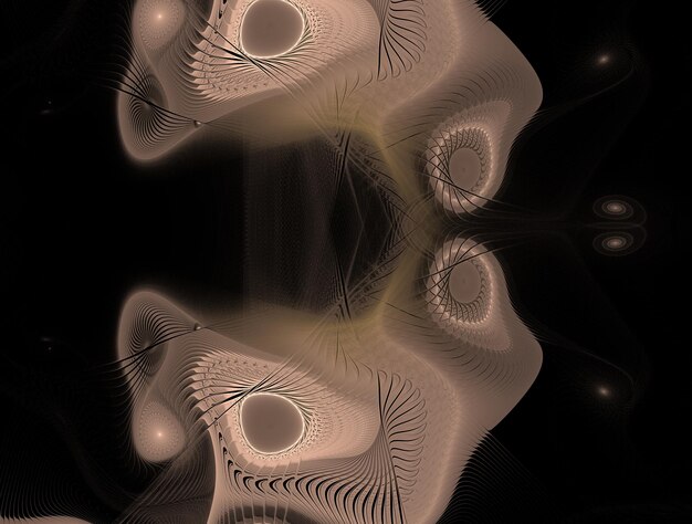 Imagen de fondo abstracto fractal imaginativo