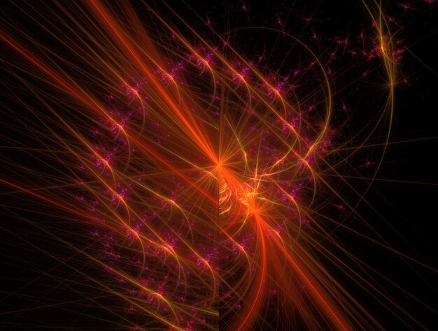 Imagen de fondo abstracto fractal imaginativo