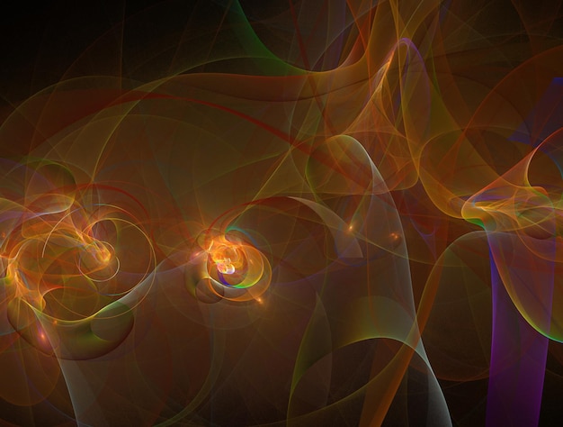 Imagen de fondo abstracto fractal imaginativo