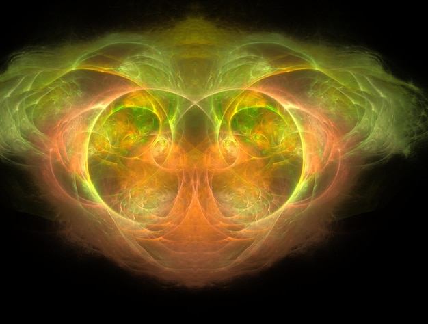 Imagen de fondo abstracto fractal imaginativo