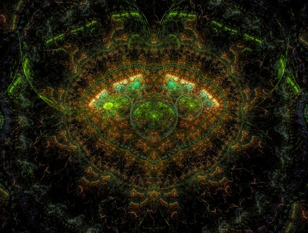 Imagen de fondo abstracto fractal imaginativo