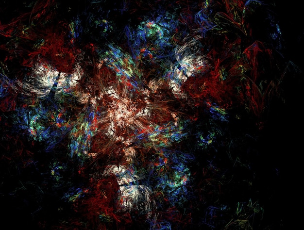 Imagen de fondo abstracto fractal imaginativo