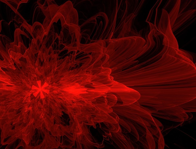 Imagen de fondo abstracto fractal imaginativo