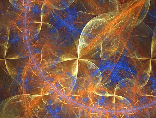 Imagen de fondo abstracto fractal imaginativo