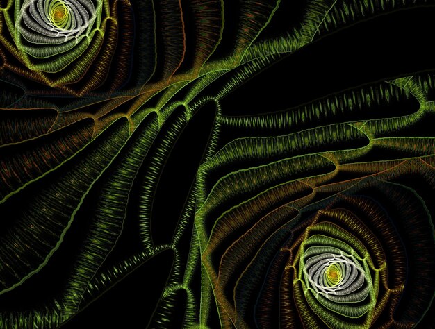 Imagen de fondo abstracto fractal imaginativo