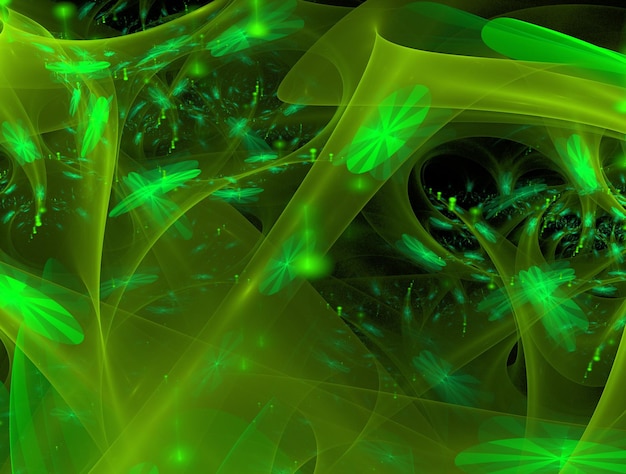 Imagen de fondo abstracto fractal imaginativo