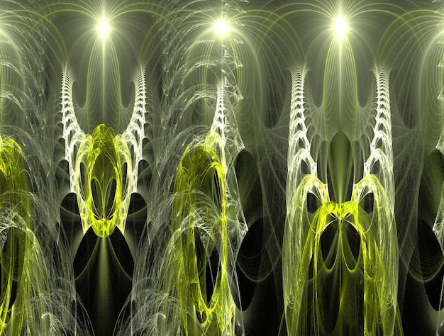 Imagen de fondo abstracto fractal imaginativo