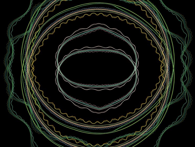 Foto imagen de fondo abstracto fractal imaginativo