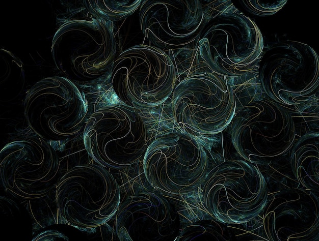 Imagen de fondo abstracto fractal imaginativo