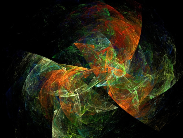 Imagen de fondo abstracto fractal imaginativo