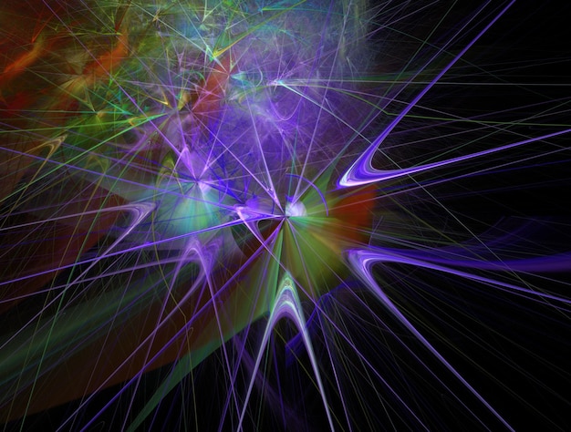 Imagen de fondo abstracto fractal imaginativo