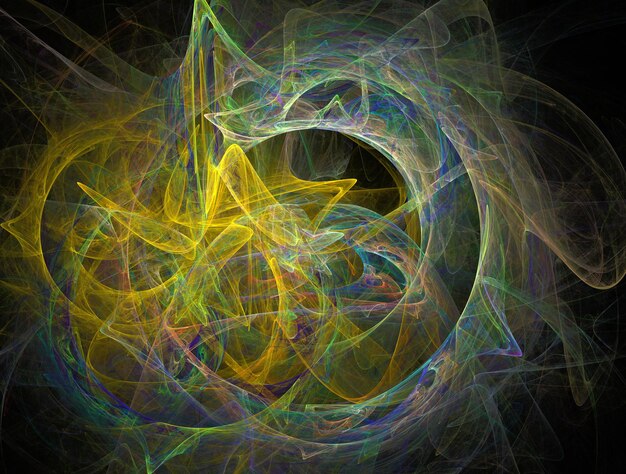 Imagen de fondo abstracto fractal imaginativo