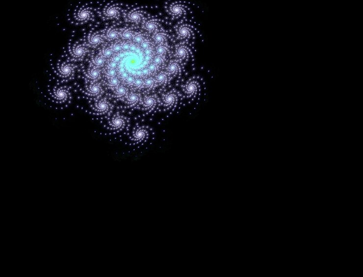 Foto imagen de fondo abstracto fractal imaginativo